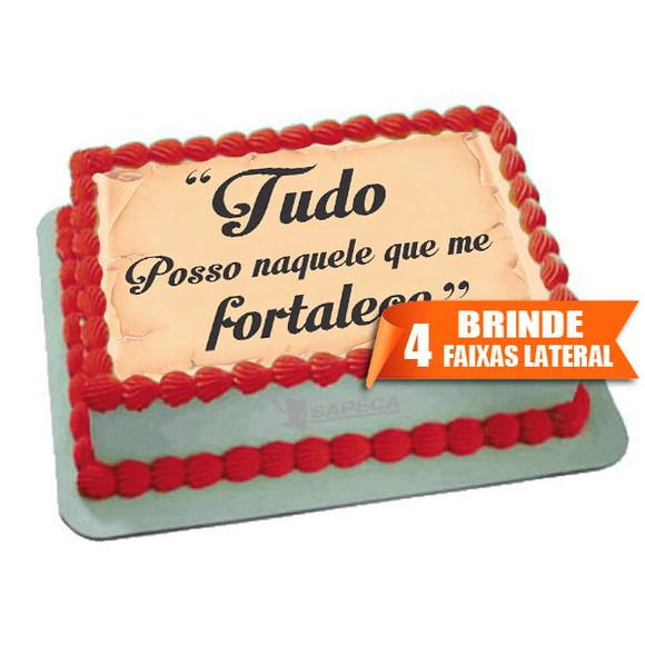 Papel arroz Frases da Bíblia + Brinde Faixas Laterais