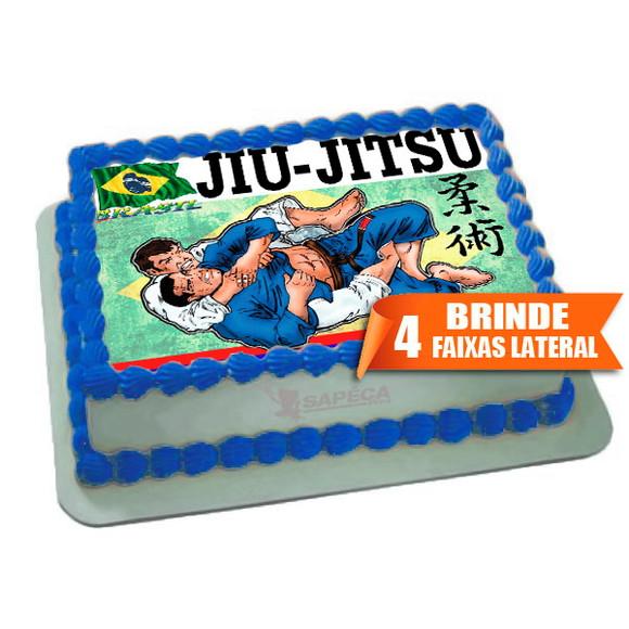 Papel arroz Jiu Jitsu UFC + Brinde Faixas Laterais