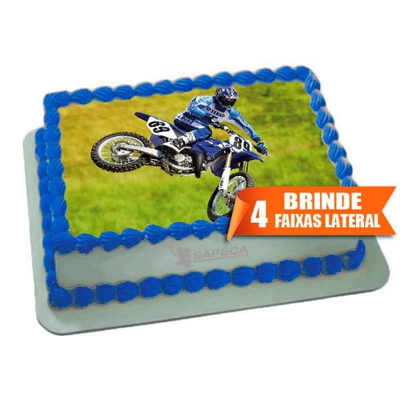 Papel arroz Motocross + Brinde Faixas Laterais