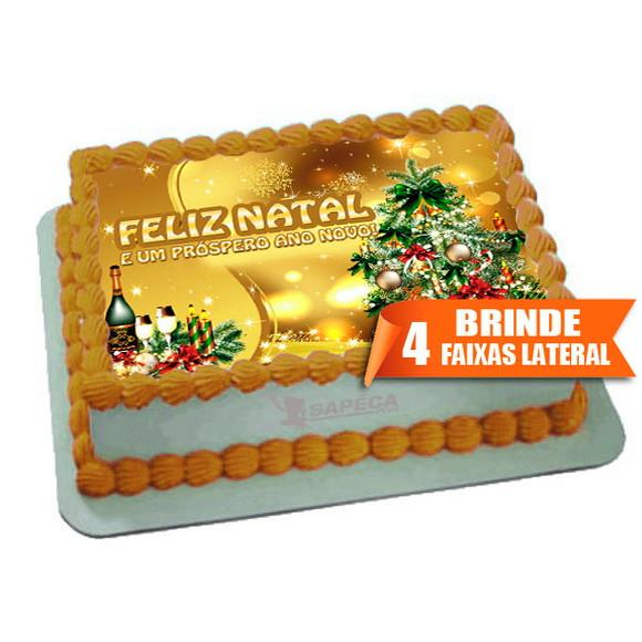 Papel arroz Natal + Brinde Faixas Laterais