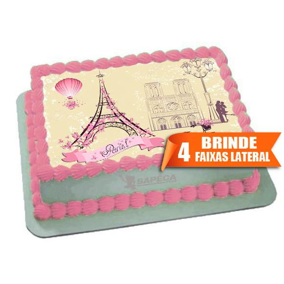 Papel arroz Paris Vintage + Brinde Faixas Laterais