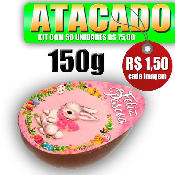 Papel Arroz Pascoa Ovos Colher 150grs 50 Unidades