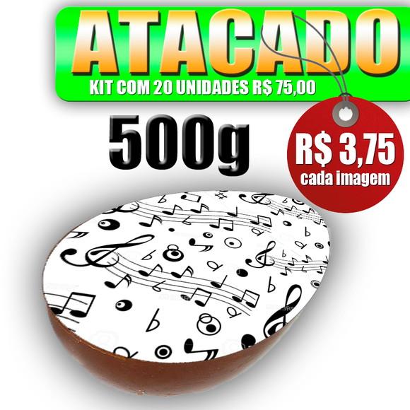 Papel Arroz Pascoa Ovos Colher 500grs com 20 Unidades