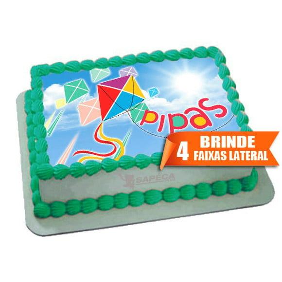 Papel arroz Pipas + Brinde Faixas Laterais