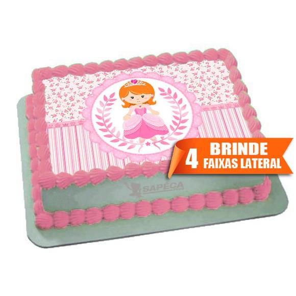 Papel arroz Princesa Realeza + Brinde Faixas Laterais