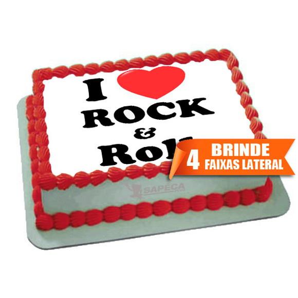 Papel arroz Rock + Brinde Faixas Laterais