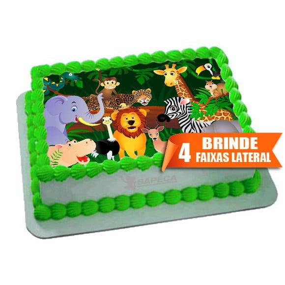 Papel arroz Safari Floresta Selva + Brinde Faixas