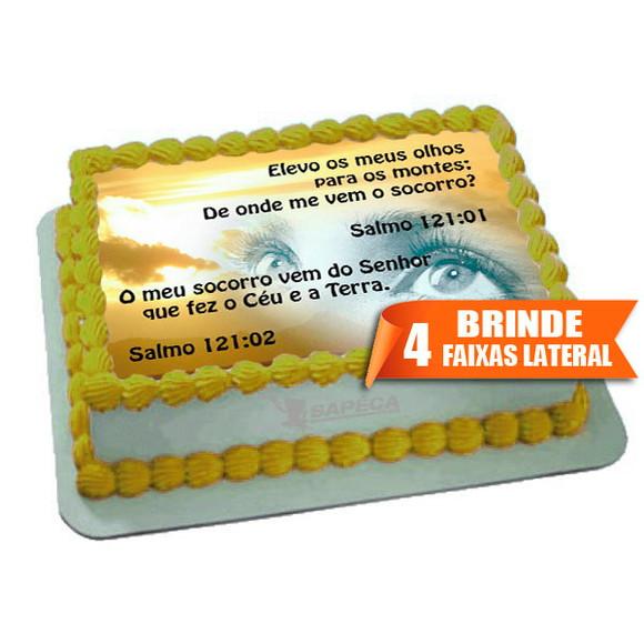 Papel arroz Salmos Bíblia + Brinde Faixas Laterais