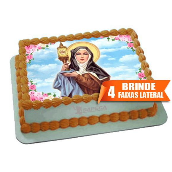 Papel arroz Santa Clara Religioso + Brinde Faixas Laterais