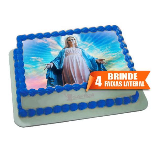 Papel arroz Santa imaculada + Brinde Faixas Laterais
