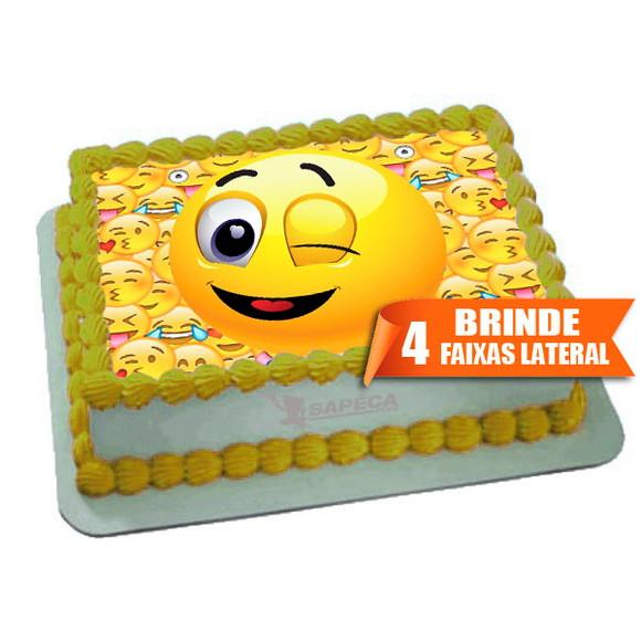 Papel arroz Smile Whatsapp Za + Brinde Faixas Laterais
