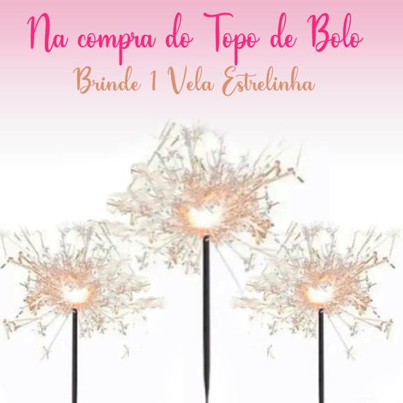 Topo de Bolo Caminhão Vermelho Decoração