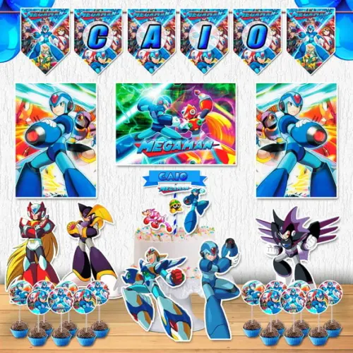Festa Mega Man Festa em Casa Decoração