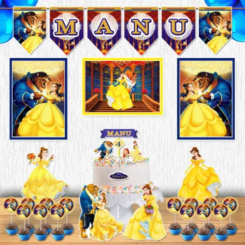Festa Princesa Bela e a Fera Festa em Casa Decoração