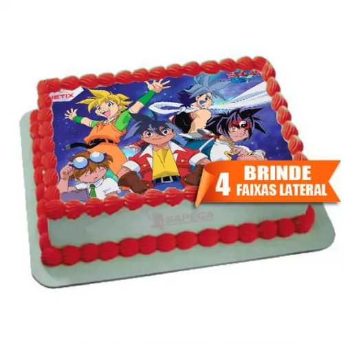 Papel arroz BeyBlade + Brinde