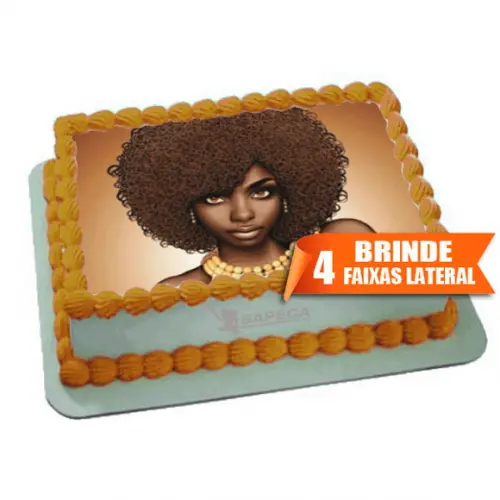 Papel arroz Black Power Mulher + Brinde