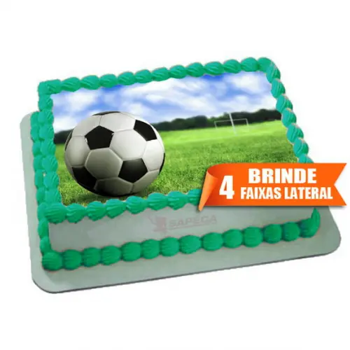 Papel arroz Bola de Futebol Campo + Brinde