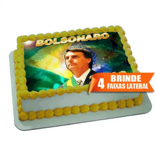 Papel Arroz Bolsonaro 2018 + Brinde Faixas Laterais