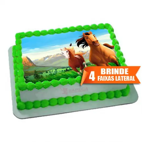 Papel Arroz Cavalos + Brinde Faixas Laterais