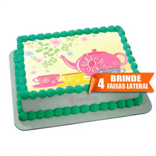 Papel arroz Chá de Cozinha + Brinde Faixas Laterais