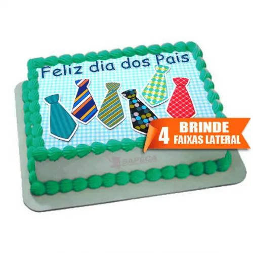 Papel arroz Dia dos Pais + Brinde Faixas Laterais
