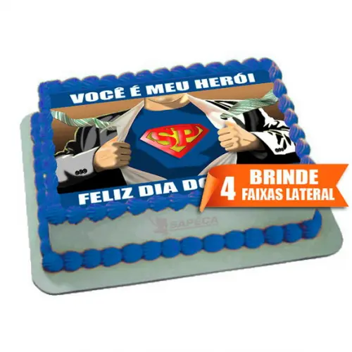 Papel arroz Dia dos Pais Super + Brinde Faixas Laterais