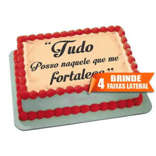 Papel arroz Frases da Bíblia + Brinde Faixas Laterais