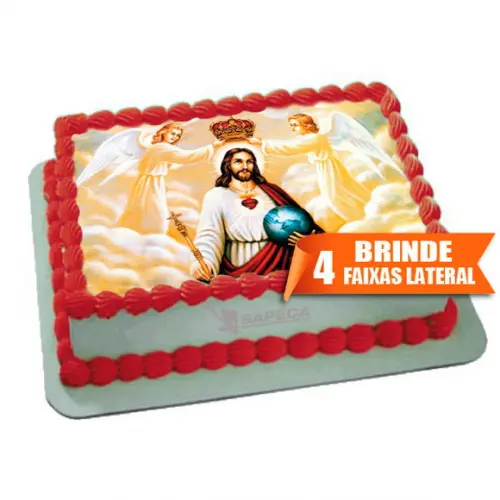 Papel arroz Jesus Cristo + Brinde Faixas Lateral