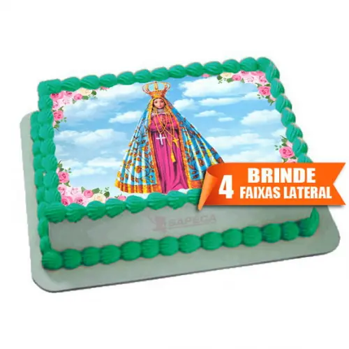 Papel arroz Nossa Senhora + Brinde Faixas Lateral