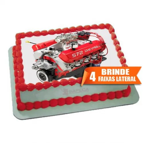 Papel arroz Oficina Motor + Brinde Faixas Laterais