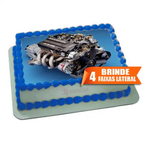 Papel arroz Oficina Motor Diesel + Brinde Faixas Laterais