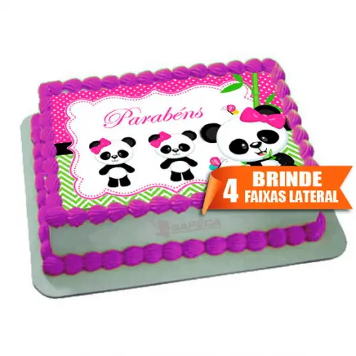 Papel arroz Panda + Brinde Faixas Laterais