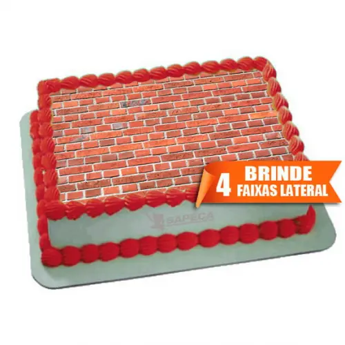 Papel arroz Parede Muro + Brinde Faixas Laterais
