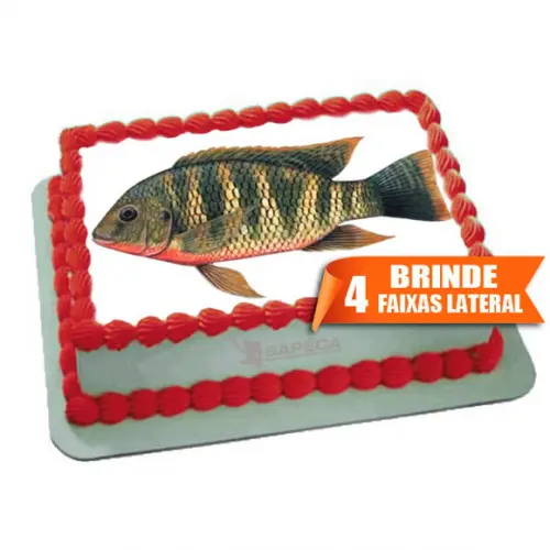 Papel arroz Peixe+ Brinde Faixas Laterais