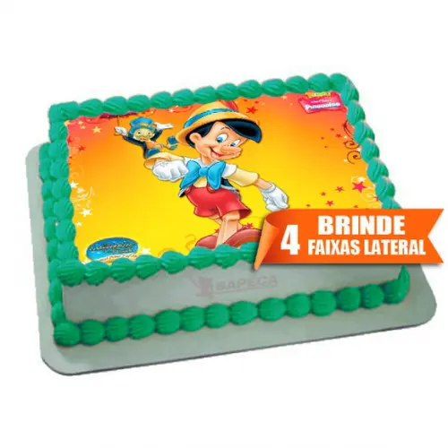 Papel arroz Pinoquio + Brinde Faixas Laterais