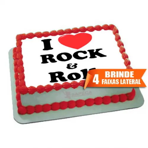 Papel arroz Rock + Brinde Faixas Laterais