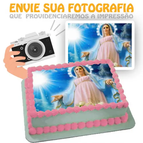 Papel Arroz Santa Princesa para Bolo