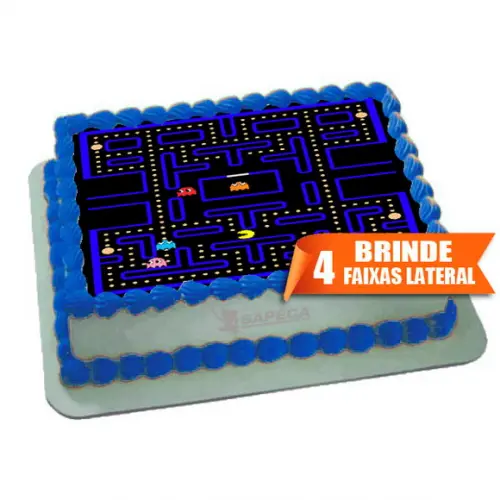 Papel arroz Video Game + Brinde Faixas Laterais