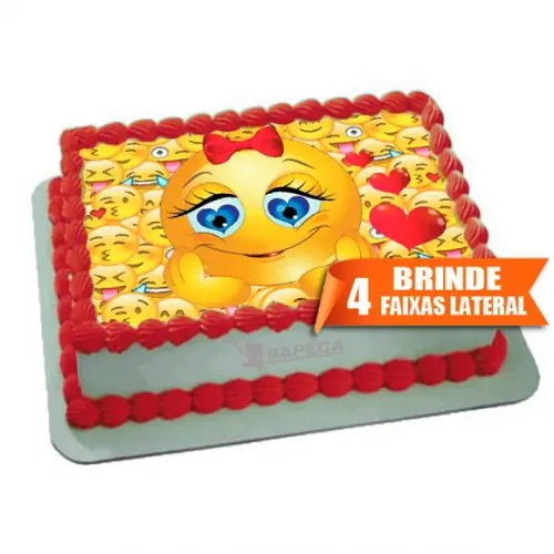 Papel arroz Whatsapp Zap Smile + Brinde Faixas Laterais