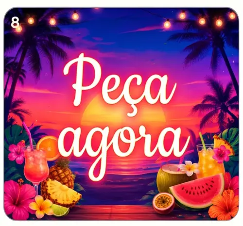 Plaquinha de Mesa  Reservado Tardezinha Aniversário