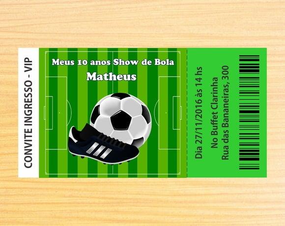 Arte Convite Ingresso Digital - Qualquer tema