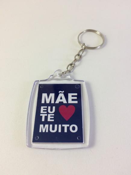 Chaveiro de Acrílico Personalizado Dia das Mães