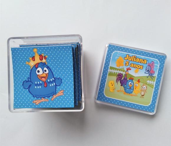 Jogo da Memória Personalizado Galinha Pintadinha
