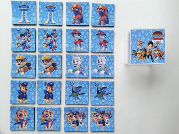 Jogo da Memória Personalizado Patrulha Canina