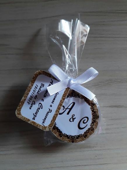 Latinha com Mini Terço - Bodas de Ouro