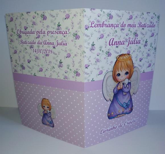 Lembrancinha Batizado - Livrinho de Orações Personalizado