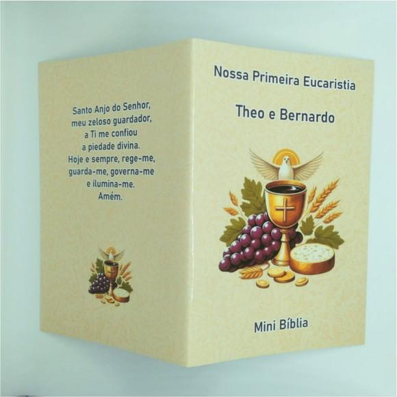 Lembrancinha Mini Bíblia Primeira Comunhão / Eucaristia