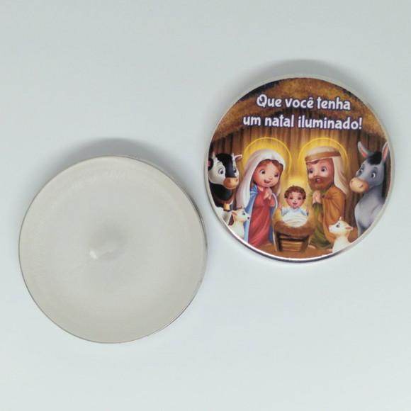 Lembrancinha Natal Latinha com Vela Perfumada