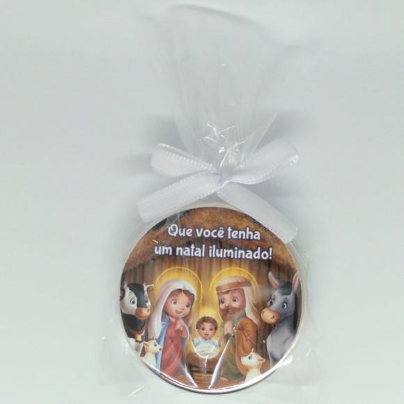 Lembrancinha Natal Latinha com Vela Perfumada