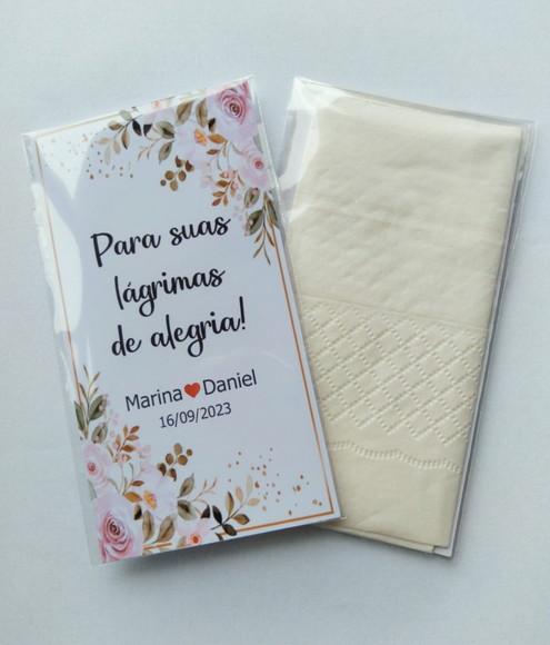 Lencinho Lágrimas de Alegria Personalizado